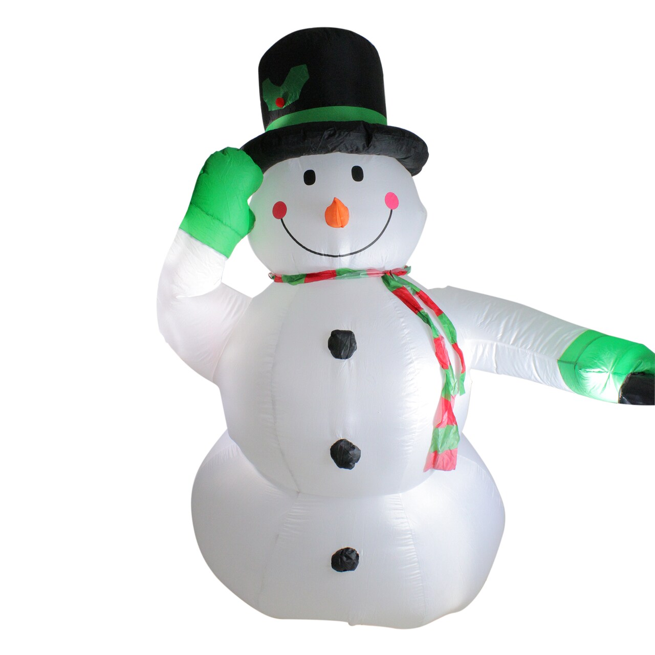 Northlight LED Lighted Waving Inflatable Snowman Outdoor Christmas Decoration - 8'